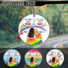 Customized Your Photo Dog Car Ornament UKAA200601