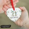 Customized Date of Birth and Name Birthday Gift Ornament UKHM280606