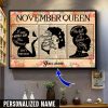 Personalized Name October Queen Canvas QFMM280310