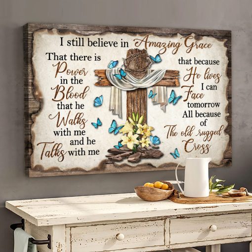 The Old Rugged Cross Jesus Gift Canvas UKMM100501